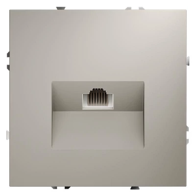 Розетка компьютерная 1-м СП S70 RJ45 кат.6 механизм кашемир Voltum VLS060103