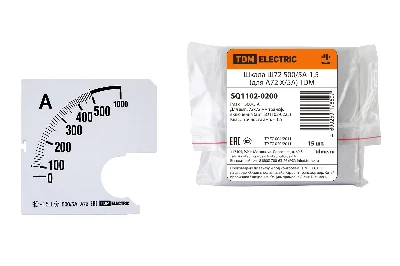 Шкала Ш72  500/5А-1.5 (для А72 Х/5А) TDM