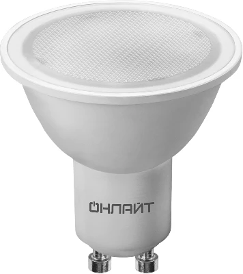 Лампа светодиодная 61 892 OLL-PAR16-5-230-3K-GU10 5Вт 3000К тепл. бел. GU10 500лм 220-240В ОНЛАЙТ 61892