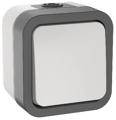 Выключатель 1-кл. 2п ОП TORS TS211 10А IP55 бел. IEK TS-V16-0-10-55-K41