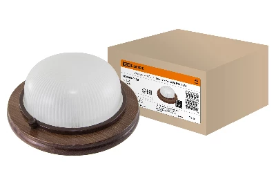 Светильник НПБ1101 венге круг 100Вт IP54 TDM