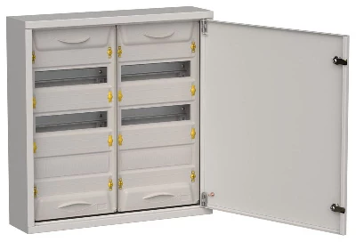 Корпус ЩРн-72 (2х36) TITAN 5 585х570х140 IP31 метал. сер. IEK TI5-50-N-2X036-31-7035