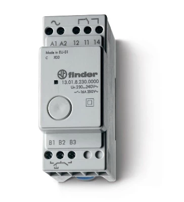 Реле модульное электронное шаговое/моностабильное 1НО 16А 24В AC/DC Ш=35мм IP20 FINDER 130100240000