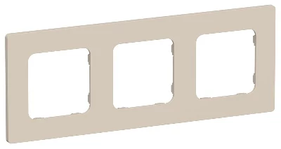 Рамка 3-м СП FLITE РУ-3-К-ФлЛ льняной IEK FI-M32-32-20-K88