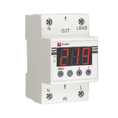 Реле напряжения с дисплеем MRV 63А PROxima EKF MRV-63A