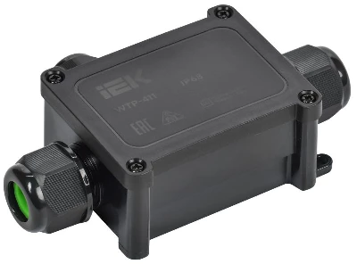 Коробка распределительная герметичная WTP-411 IP68 3 ввода IEK UWB20-T-450-40-03-68