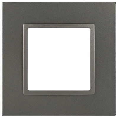 Рамка 1-м Elegance 14-5011-16 Classic для розеток и выключателей титан Эра Б0065823