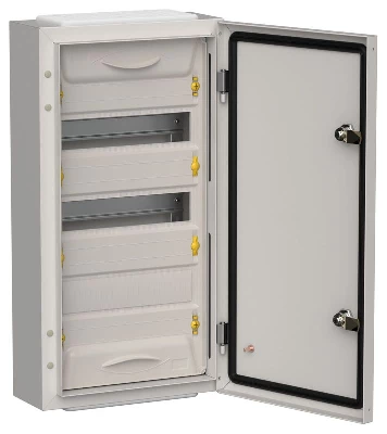 Корпус ЩРн-36 (1х36) TITAN 5 585х310х140 IP54 метал. сер. IEK TI5-50-N-036-54-7035