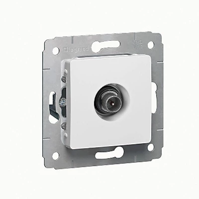 Розетка телевизионная оконечная TV СП Cariva 10дБ 2150/2400МГц бел. Leg 773679
