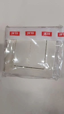 Выключатель 2-кл. 1мод. СП Zena 10А IP20 крем. ABB 500-010300-202
