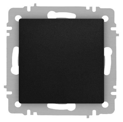 Переключатель 1-кл. СП Accent 6-103-05 10А IP20 250В AL/CU антрацит Intro Б0063470