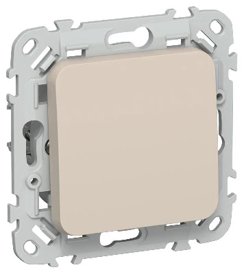 Выключатель 1-кл. СП FLITE ВС11-1-0-ФлЛ 10А механизм льняной IEK FI-V10-0-10-1-K88