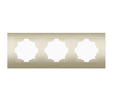 Рамка 3-м Cosmo титаниум ABB 612-011400-227