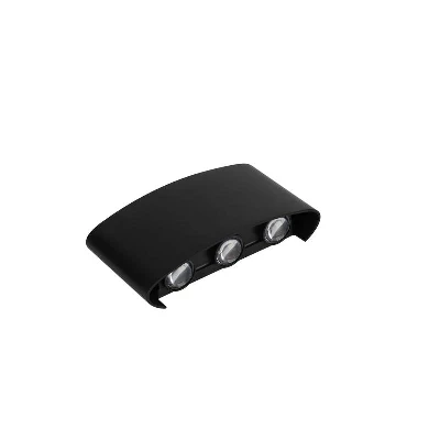 Светильник светодиодный архитектурный PWL-80160 6Вт 4000К BL IP54 фасадный черн. JazzWay 5039858