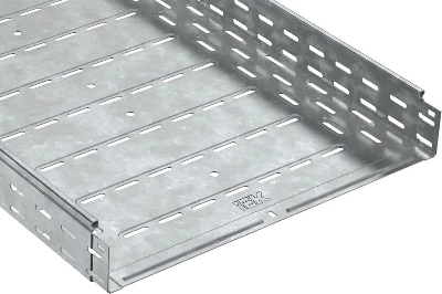 Лоток листовой перфорир. 600х80 L3000 сталь 1.2мм оцинк. IEK CLP10-080-600-3