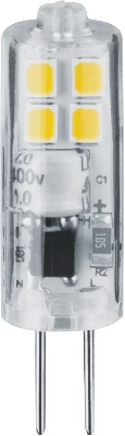 Лампа светодиодная 80 246 NLL-S-G4-2.5-230-4K-NF 2.5Вт капсульная прозрачная 4000К нейтр. бел. G4 190лм 220-240В без пульсаций Navigator 80246