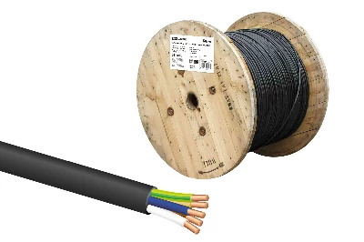 Кабель ВВГнг(А)-LSLTx 5х6 ок(N, PE)-0.66 ГОСТ TDM