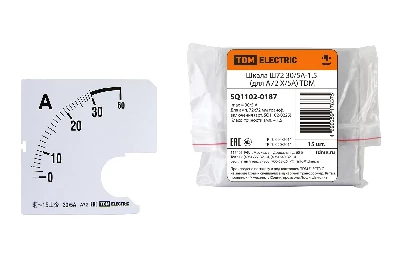Шкала Ш72   30/5А-1.5 (для А72 Х/5А) TDM