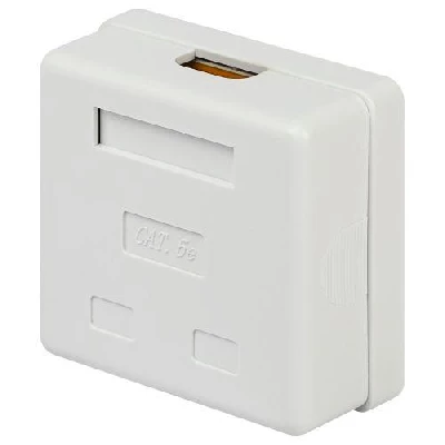 Розетка компьютерная 2-м RJ45 кат.5E неэкранир. Эра Б0056902