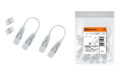 Коннектор для гибкого соединения неона SMD5050-RGB-220 B односторонний TDM