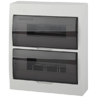 Бокс навесной ЩРН-П-24 24мод. IP41 пластик SIMPLE NO-box_simple-plastic_24_surface BOXS24 Эра Б0041528