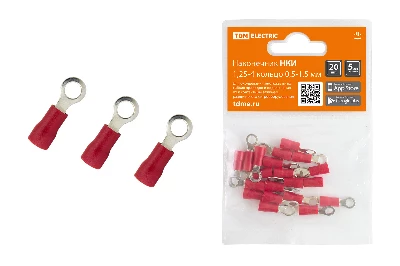Наконечник НКИ 1.25-4 кольцо 0.5-1.5мм (20шт) TDM