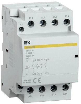 Контактор модульный КМ40-40М AC/DC KARAT IEK MKK21-40-40