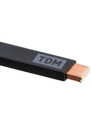 Шина медная гибкая изолированная ШМГ 4х(32х1), 2м, TDM