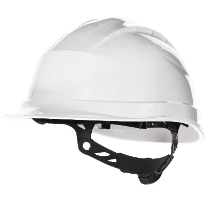 Каска защитная QUARTZ UP III без вентил. с храповым механизмом бел. Delta Plus QUARUP3BC