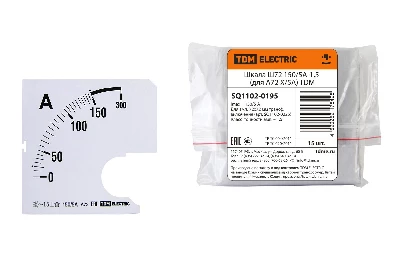 Шкала Ш72  150/5А-1.5 (для А72 Х/5А) TDM