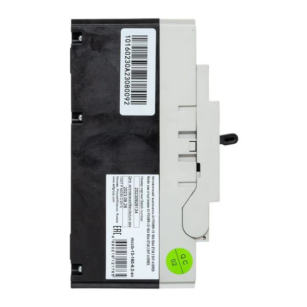 Выключатель автоматический 3п 160А 50кА AV POWER-1/3 ETU6.2 AVERES EKF mccb-13-160-6.2-av 3