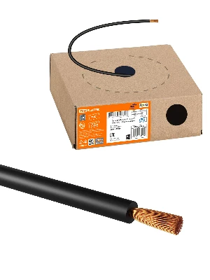 Провод ПуГВнг(А)-LS 1х0.5 ГОСТ в коробке (250м), черный TDM
