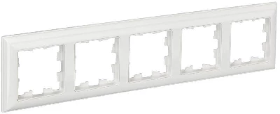 Рамка 5-м BRITE РУ-5-Бр бел./бел. IEK BR-M52-12-K01