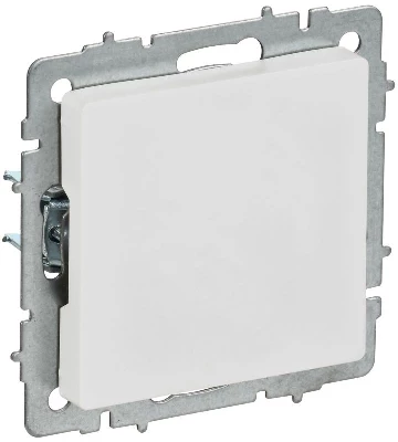 Заглушка BRITE МЗ10-БрАБ с суппортом механизм арктич. бел. IEK BR-PL10-K91