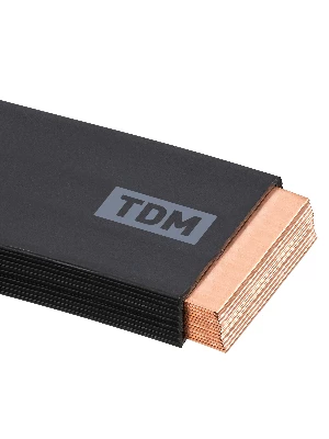 Шина медная гибкая изолированная ШМГ 12х(120х1), 2м, TDM