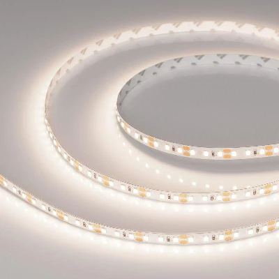Лента светодиодная RT-A120-8mm 12V Day 4000К 9.6Вт/м IP20 2835 открыт. (уп.5м) Arlight 012341(2)