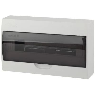 Бокс навесной ЩРН-П-18 18мод. IP41 пластик SIMPLE NO-box_simple-plastic_18_surface BOXS18 Эра Б0041527