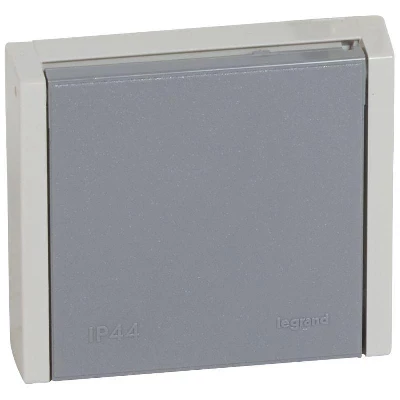 Розетка 1-м СП Plexo 20А IP44 400В 3P+E сер. Leg 055706