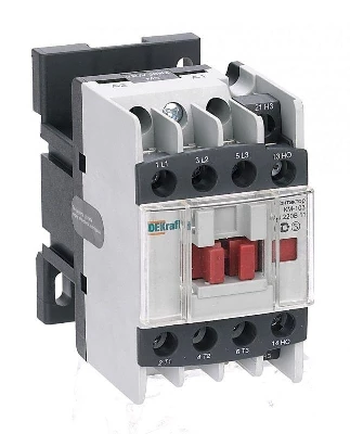 Контактор КМ-103 12А кат. 24В AC 1НО+1НЗ AC-3 DEKraft 22105DEK