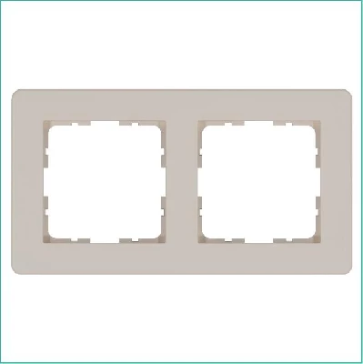 Рамка 2-м G-Flex тауп Jasmart G1102T