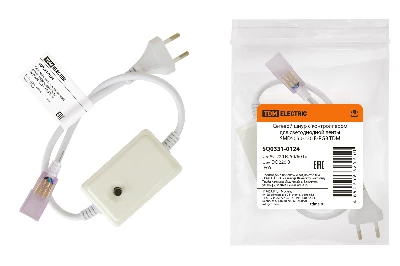 Сетевой шнур для светодиодной ленты SMD5050-220 В-RGB TDM