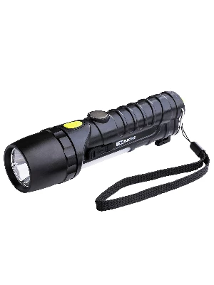 Фонарь автомоб. универс., 6 Вт CREE+3 Вт COB,1х18650 2200 мА*ч, магн., подвес, USB, стропорез,TDM