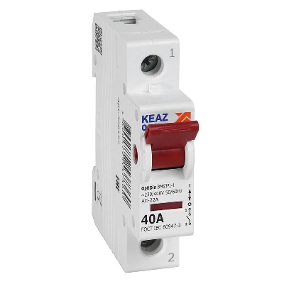 Выключатель нагрузки модульный 1п 40А OptiDin BM63PL-140-УХЛ3 (ВМ63PL) КЭАЗ 328157