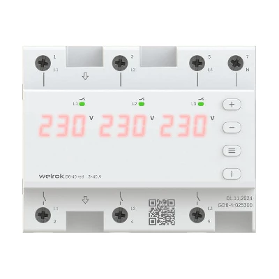 Реле напряжения D6-40 red Welrok 4660251140397