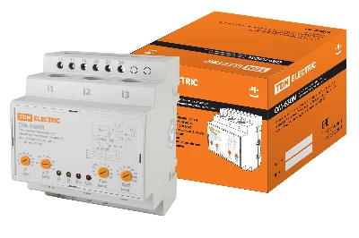 Реле ограничения мощности ОМ-630М 5/50-3Н-01 (3ф, 5-50кВт, 4мод, сумм. расчет, с реле напр.) TDM