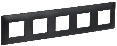 Рамка 5-м SKANDY SK-F05Bl черн. IEK SK-M52-K02