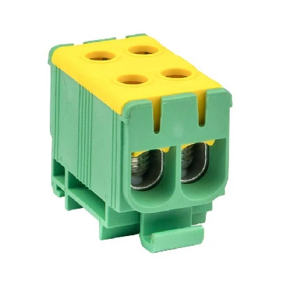 Клемма силовая вводная двойн. КСВ 16-50кв.мм желт./зел. EKF plc-kvs2-16-50-y-green