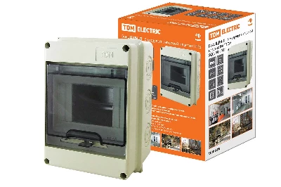 Бокс ЩРН-П-5 модулей навесной пластик IP65 TDM