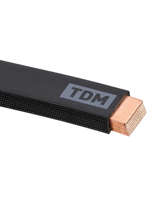 Шина медная гибкая изолированная ШМГ 8х(32х1), 2м, TDM