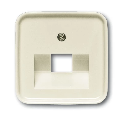 Накладка розетки компьютерной 1-м Duro бел. ABB 2CKA001753A8949